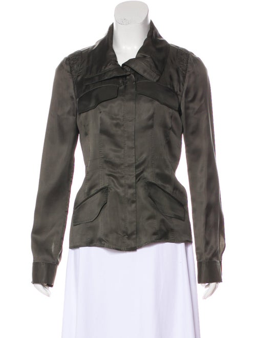 Gucci Long Sleeve Button-Up Top