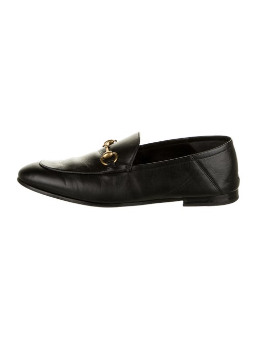 Gucci Leather Horsebit Loafers black