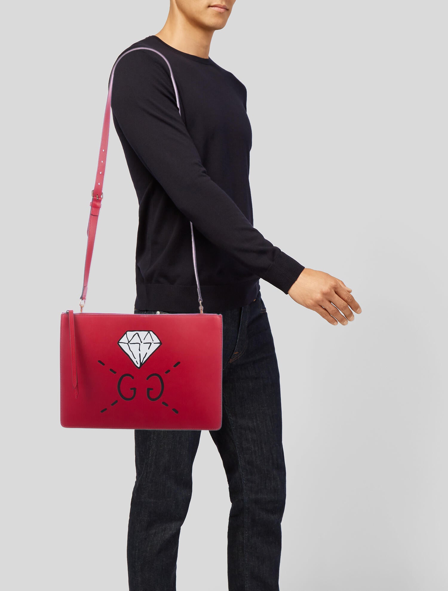 gucci ghost messenger bag