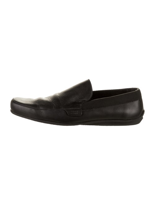 Gucci Leather Driver Loafers black