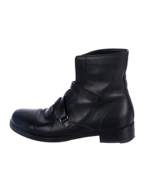 Gucci Leather Ankle Boots black