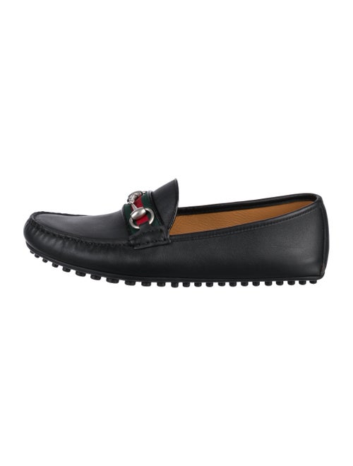 Gucci Horsebit Web Loafers black