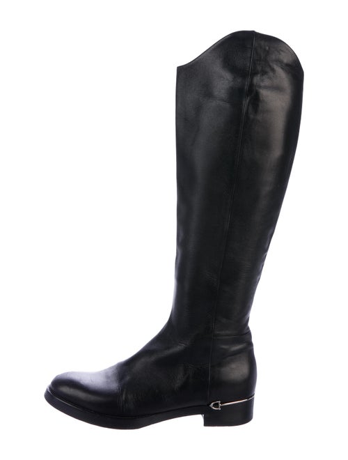 Gucci Horsebit Knee-High Boots Black