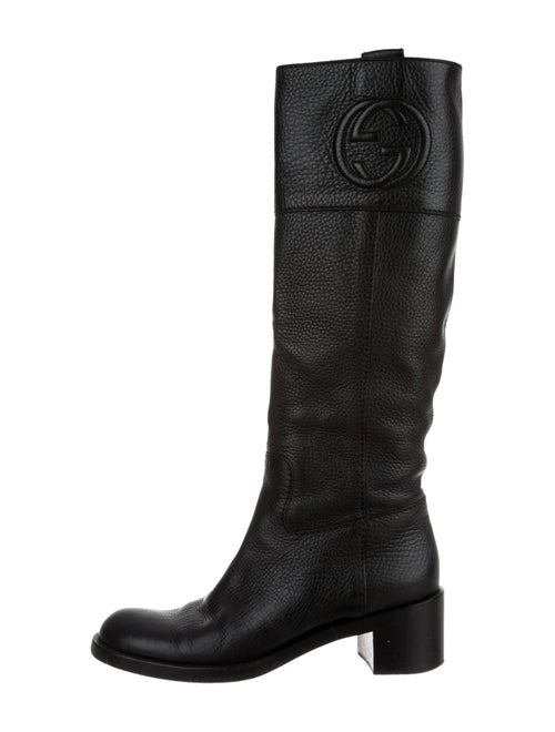 Gucci GG Knee-High Boots Black