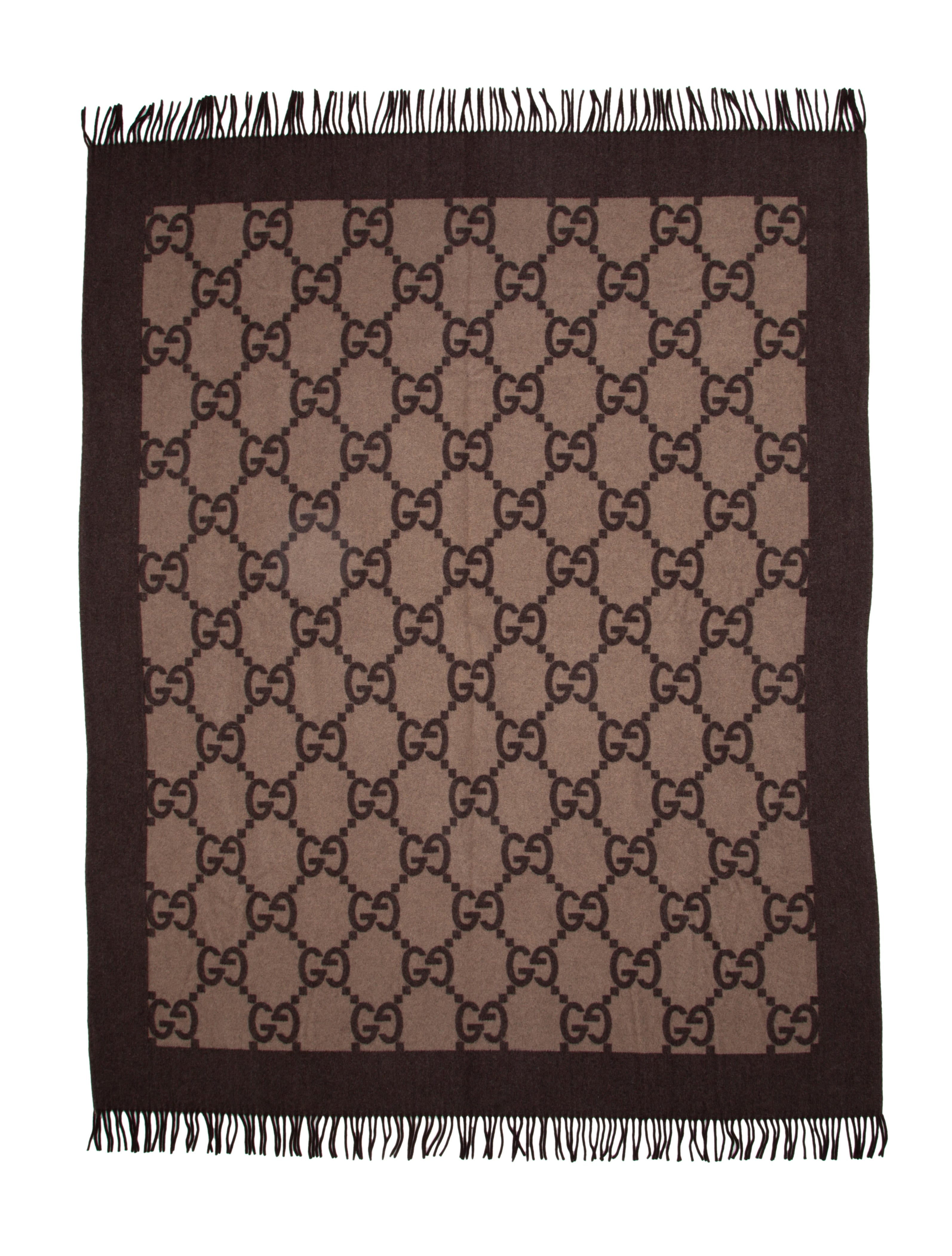 Gucci Monogram Blanket Pillows & Throws GUC45873 The RealReal