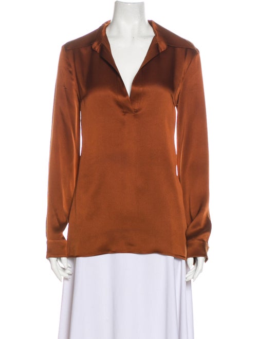 Gucci 2013 Silk Blouse Orange