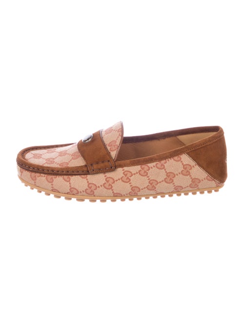 Gucci GG Canvas Loafers