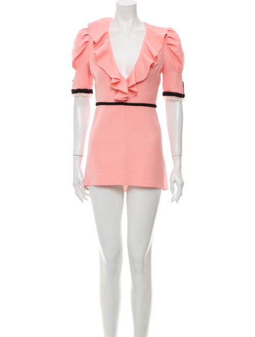 Gucci Silk Mini Dress Pink