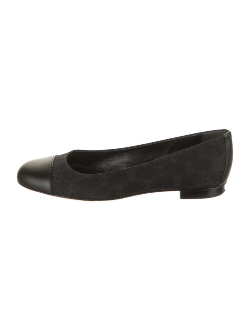 Gucci GG Canvas Ballet Flats Black