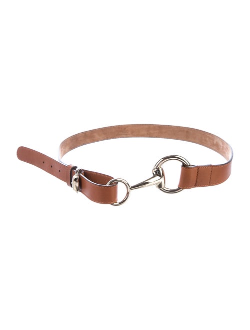 Gucci Hasler Leather Belt gold