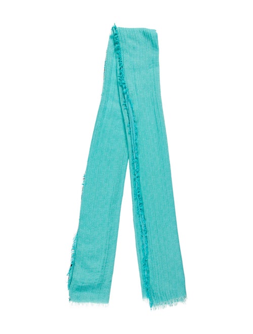 Gucci Poplin Lightweight Scarf Blue