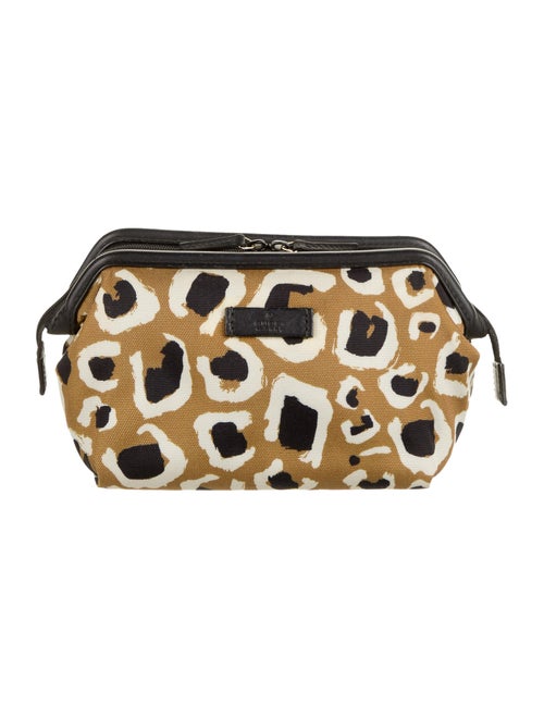 Gucci Leopard Print Cosmetic Pouch Leopard