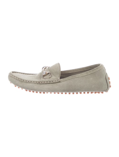 Gucci Suede Loafers Green