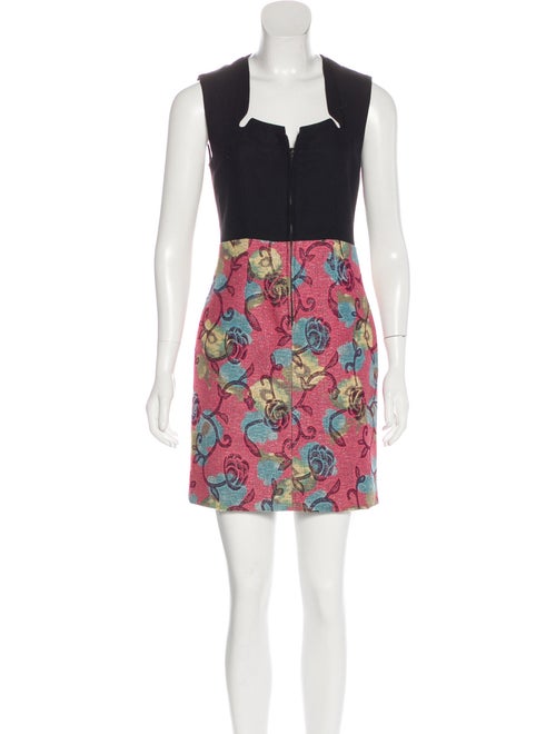Gucci Wool Jacquard Dress Black