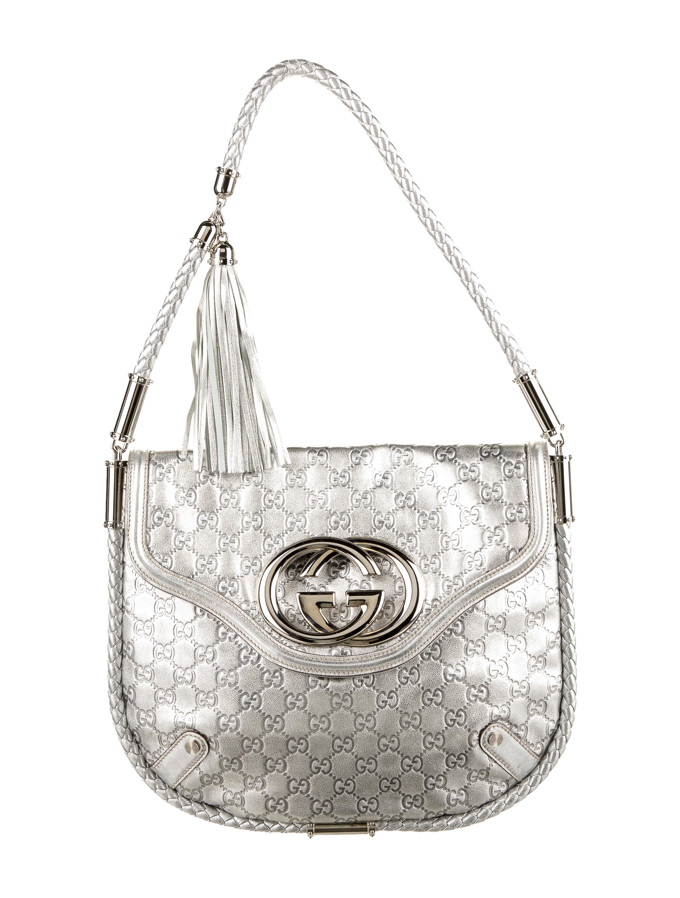 Gucci Britt Signature Shoulder Bag