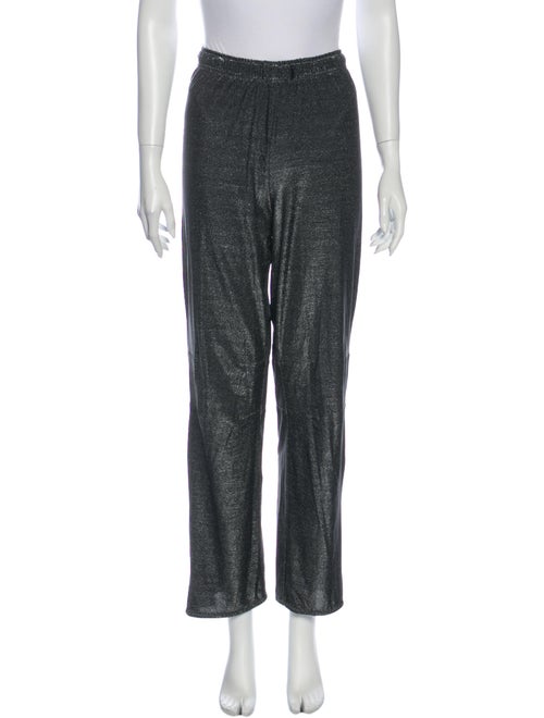 Gucci Straight Leg Pants Metallic