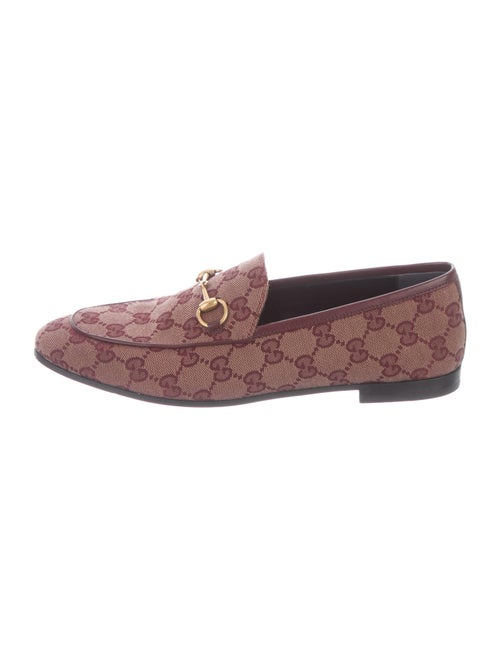 Gucci Printed Loafers Red