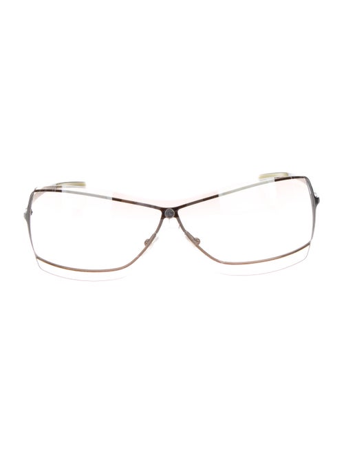Gucci Rimless Tinted Sunglasses Silver