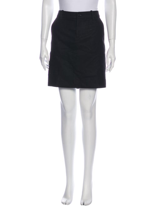 Gucci Lambswool Mini Skirt Black