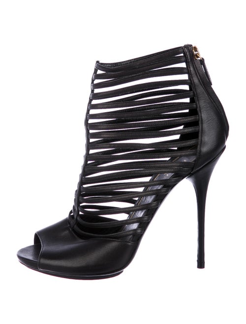 Gucci Booties Leather Boots Black
