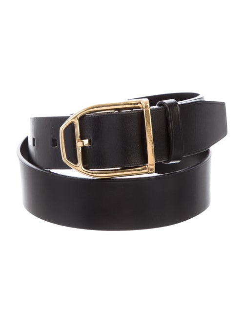 Gucci Vintage Leather Belt Black
