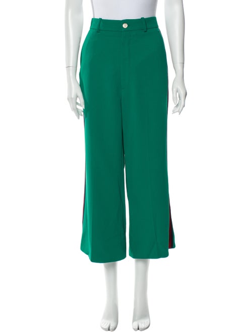 Gucci Wide Leg Pants Green