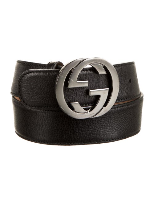 Gucci GG Leather Belt Black