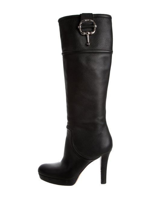 Gucci Leather Boots Black