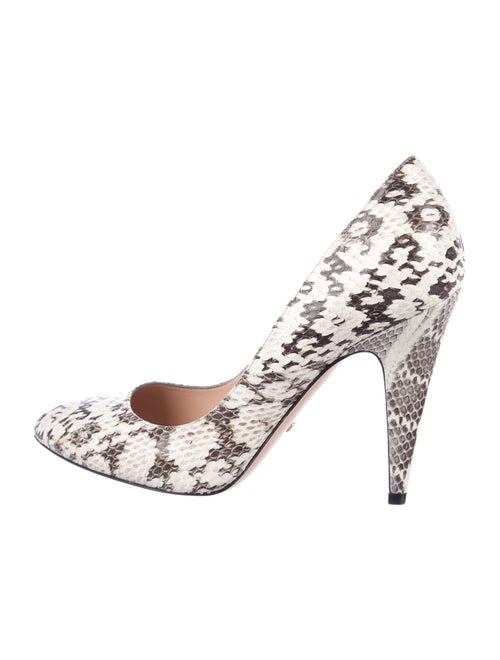 Gucci Snakeskin Animal Print Pumps