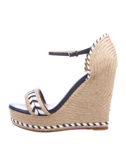 Gucci Leather Espadrilles Blue