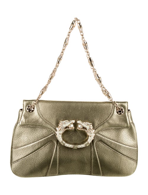 Gucci Bamboo Dragon Series Baguette Gold