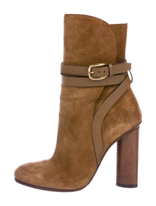 Gucci Suede Boots Brown
