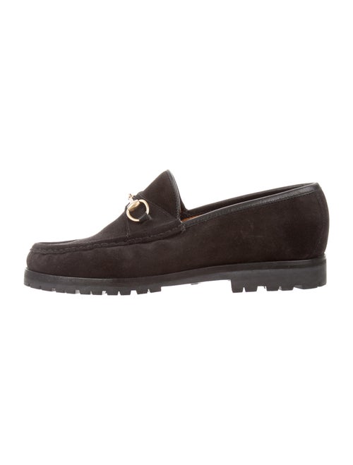Gucci Suede Loafers Brown