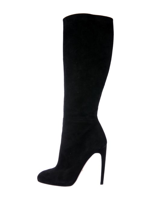 Gucci Suede Boots Black