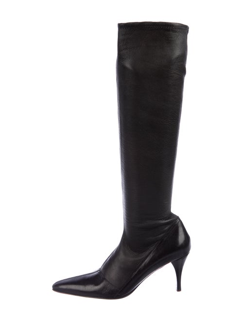 Gucci Leather Boots Black