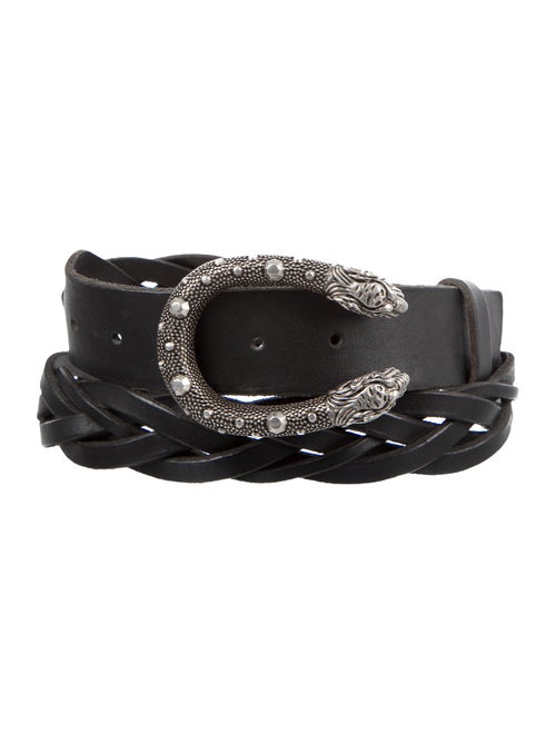 Gucci Dionysus Leather Belt Black