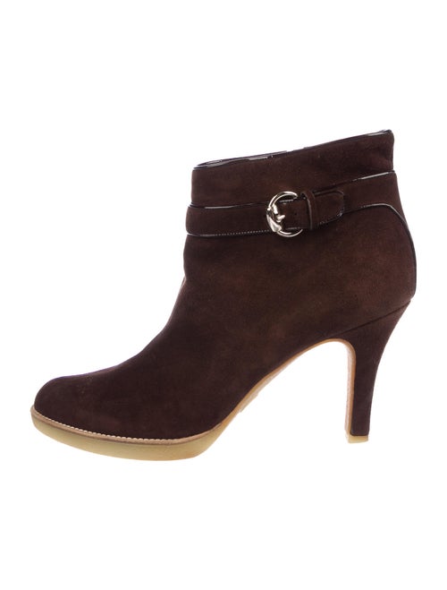 Gucci Suede Boots Brown