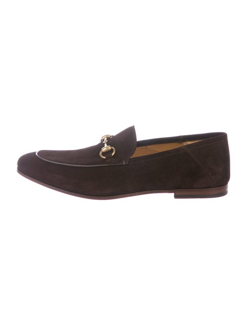 Gucci Suede Loafers Brown