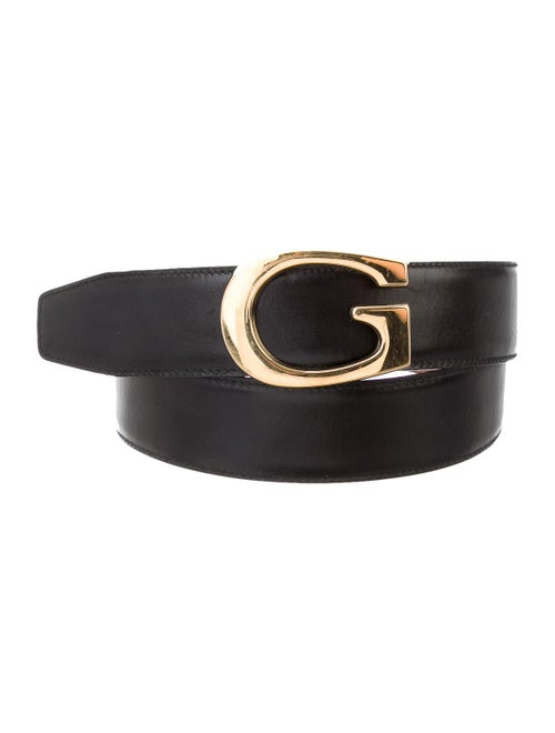 Gucci Reversible Leather Belt Black