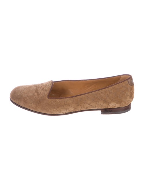 Gucci GG Signature Suede Loafers
