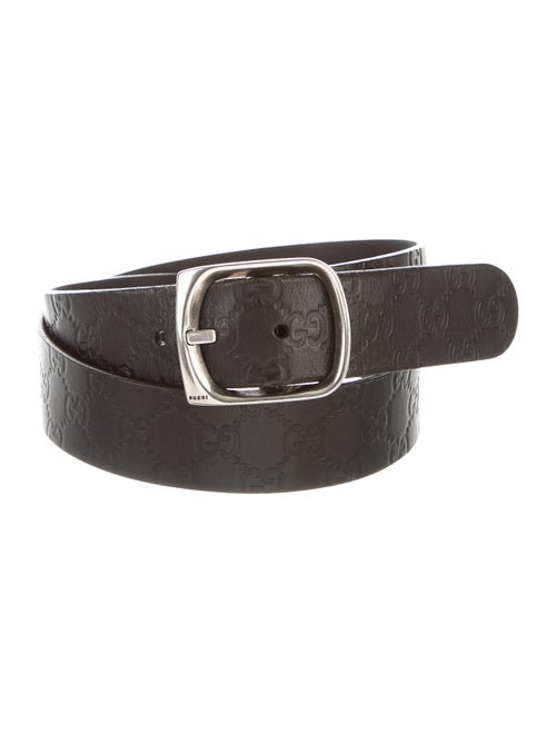 Gucci Signature Leather Belt black