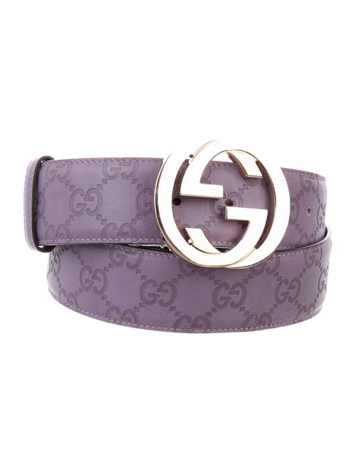Gucci Guccissima Leather Belt gold