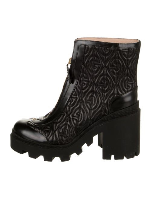 Gucci Leather Boots Black