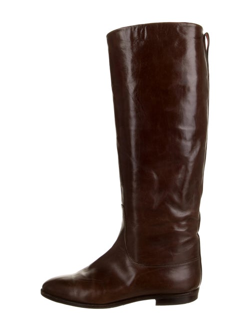 Gucci Leather Boots Brown