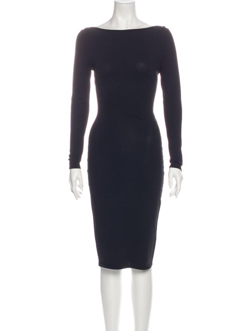 Gucci Vintage Knee-Length Dress Black