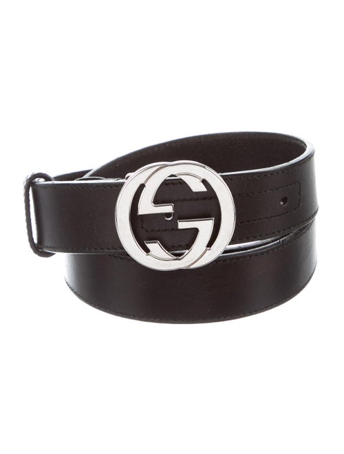 Gucci GG Leather Belt Black