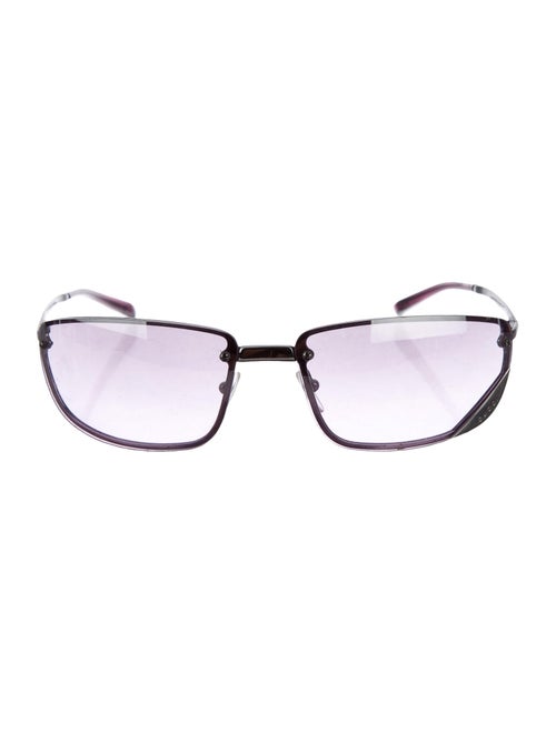 Gucci Rimless Tinted Sunglasses Silver