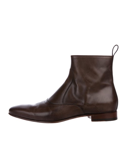 Gucci Leather Ankle Boots