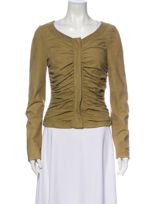 Gucci Leather Evening Jacket