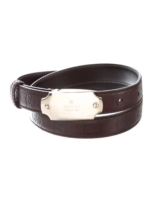 Gucci Guccissima Leather Belt gold